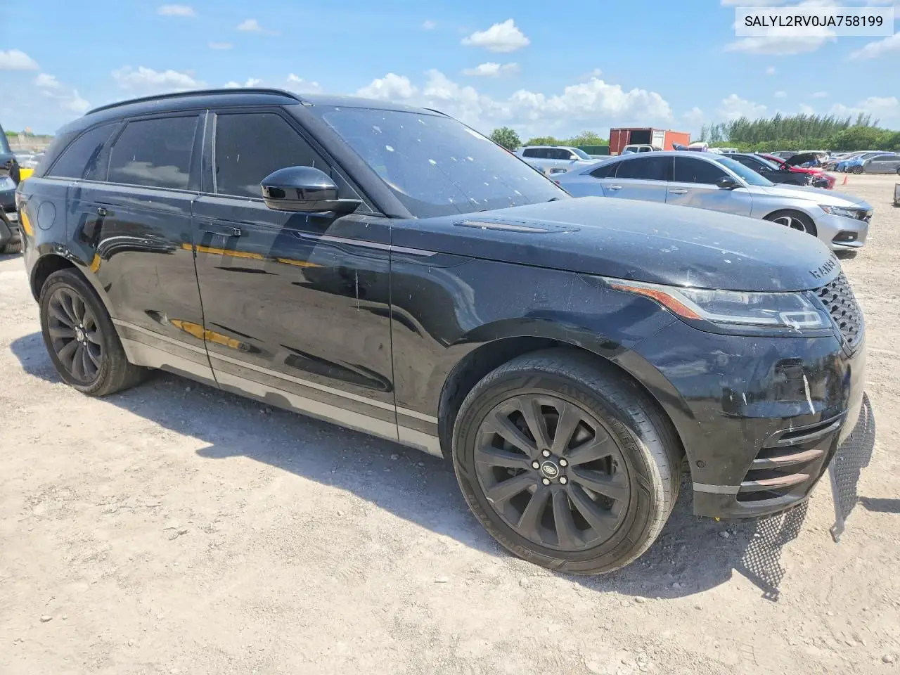 2018 Land Rover Range Rover Velar R-Dynamic Se VIN: SALYL2RV0JA758199 Lot: 56520636