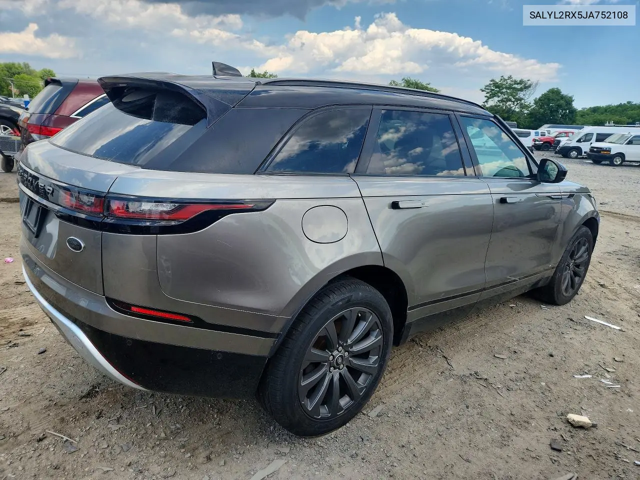 2018 Land Rover Range Rover Velar R-Dynamic Se VIN: SALYL2RX5JA752108 Lot: 57087756
