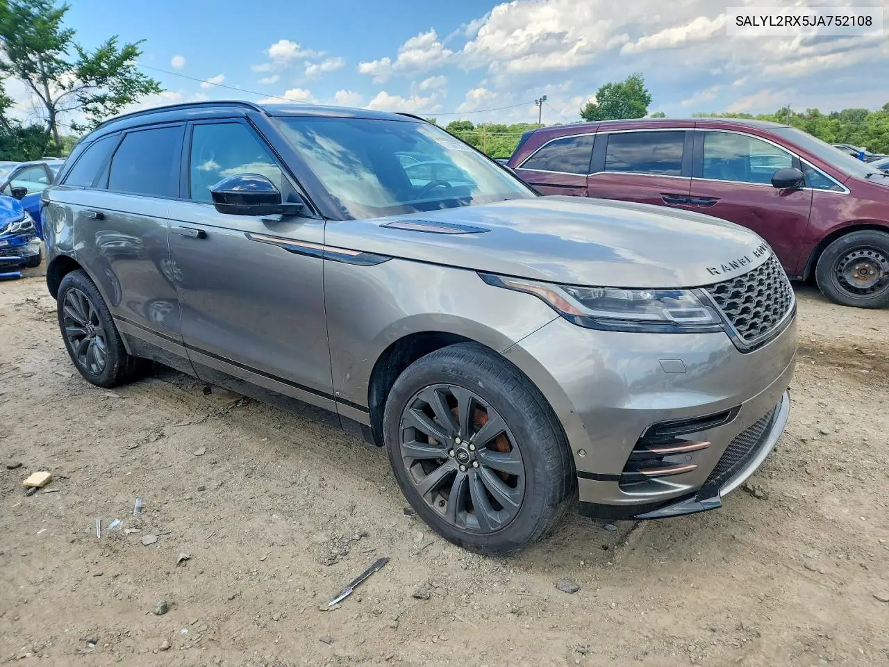 2018 Land Rover Range Rover Velar R-Dynamic Se VIN: SALYL2RX5JA752108 Lot: 57087756