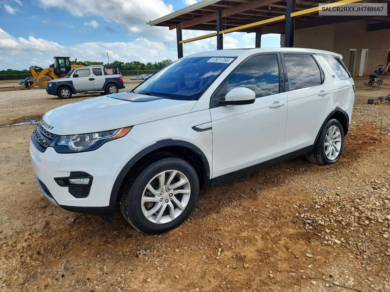 2018 Land Rover Discovery Sport Hse VIN: SALCR2RXXJH748667 Lot: 57821766
