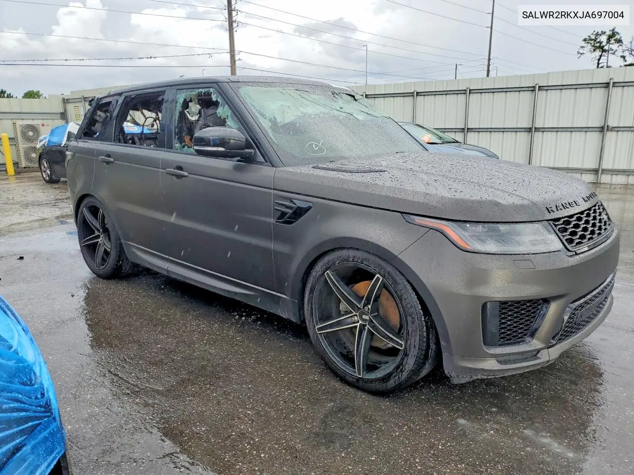 2018 Land Rover Range Rover Sport Hse VIN: SALWR2RKXJA697004 Lot: 57850876