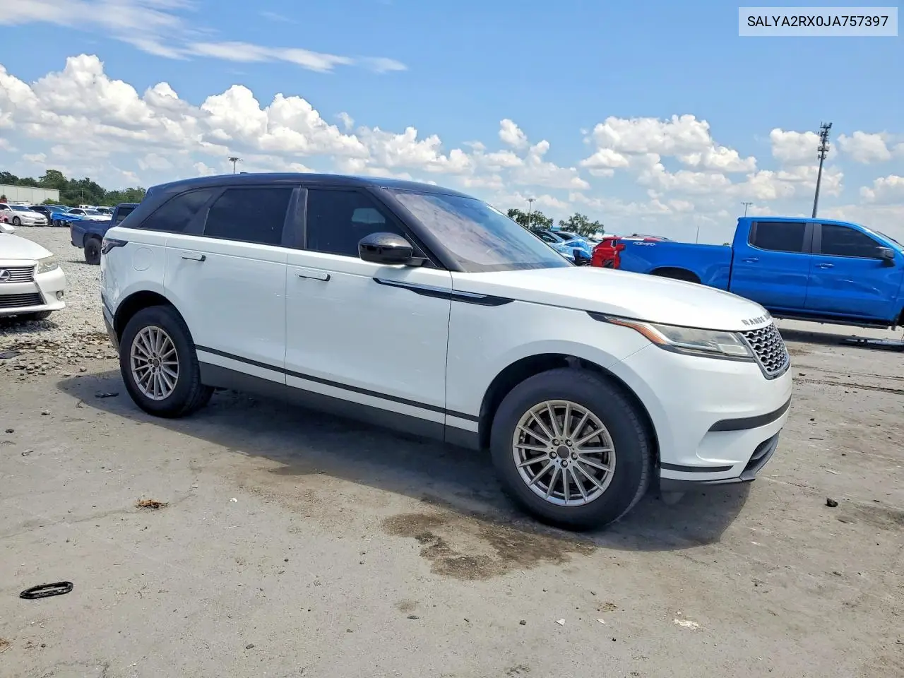2018 Land Rover Range Rover Velar VIN: SALYA2RX0JA757397 Lot: 57859706