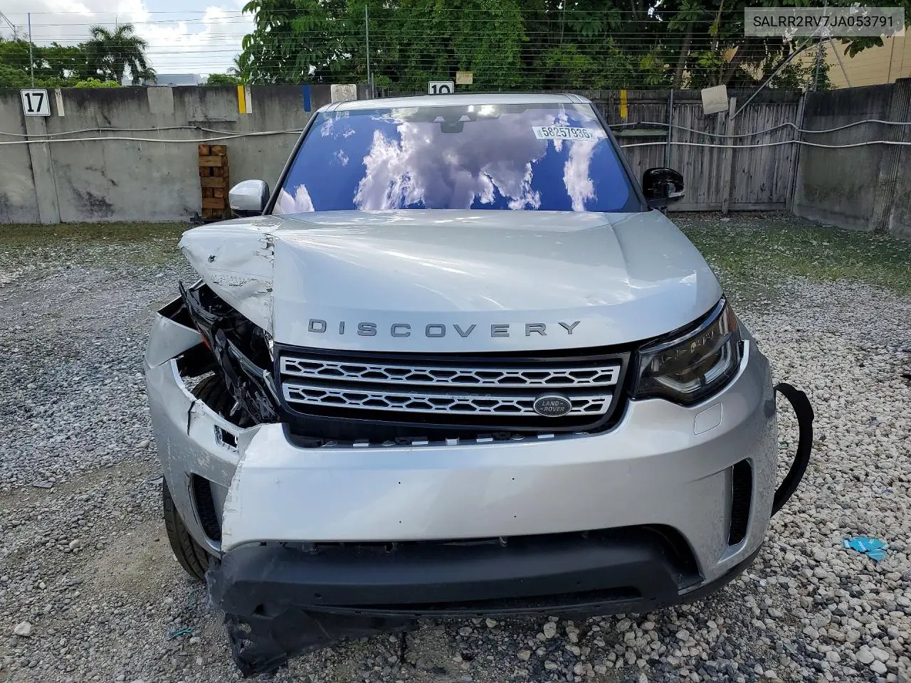 2018 Land Rover Discovery Hse VIN: SALRR2RV7JA053791 Lot: 58257936