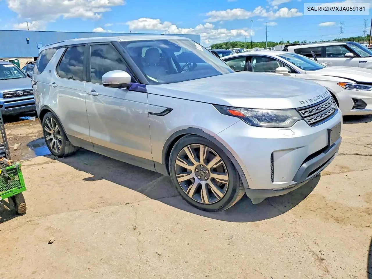 2018 Land Rover Discovery Hse VIN: SALRR2RVXJA059181 Lot: 58353196