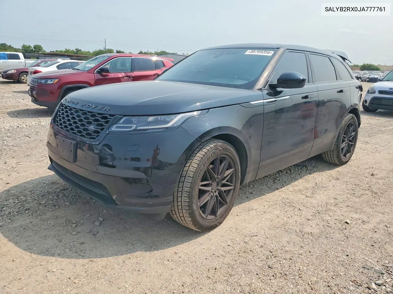 2018 Land Rover Range Rover Velar S VIN: SALYB2RX0JA777761 Lot: 58769356