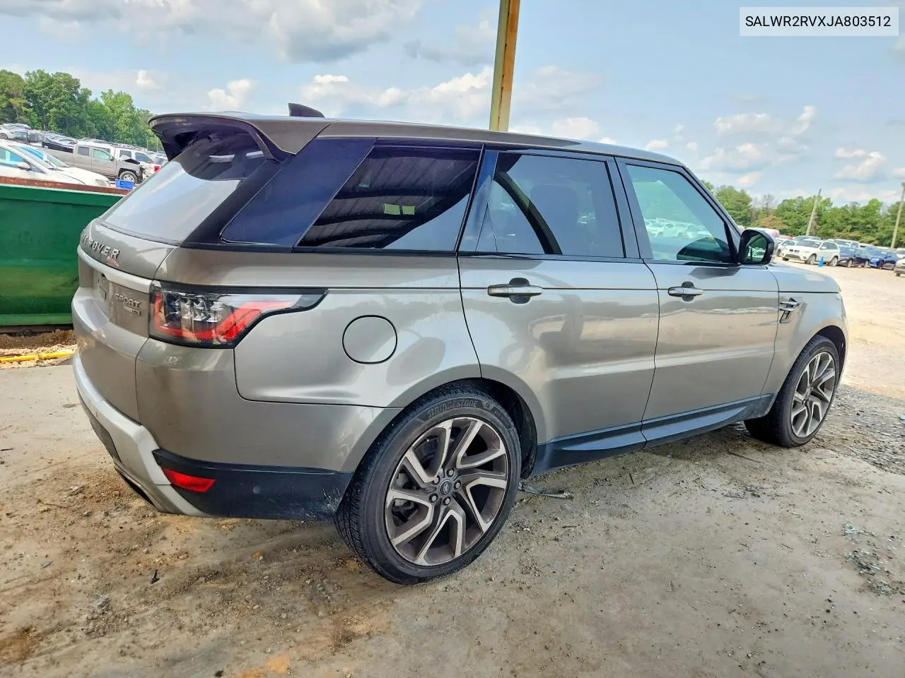 2018 Land Rover Range Rover Sport Hse VIN: SALWR2RVXJA803512 Lot: 58830536