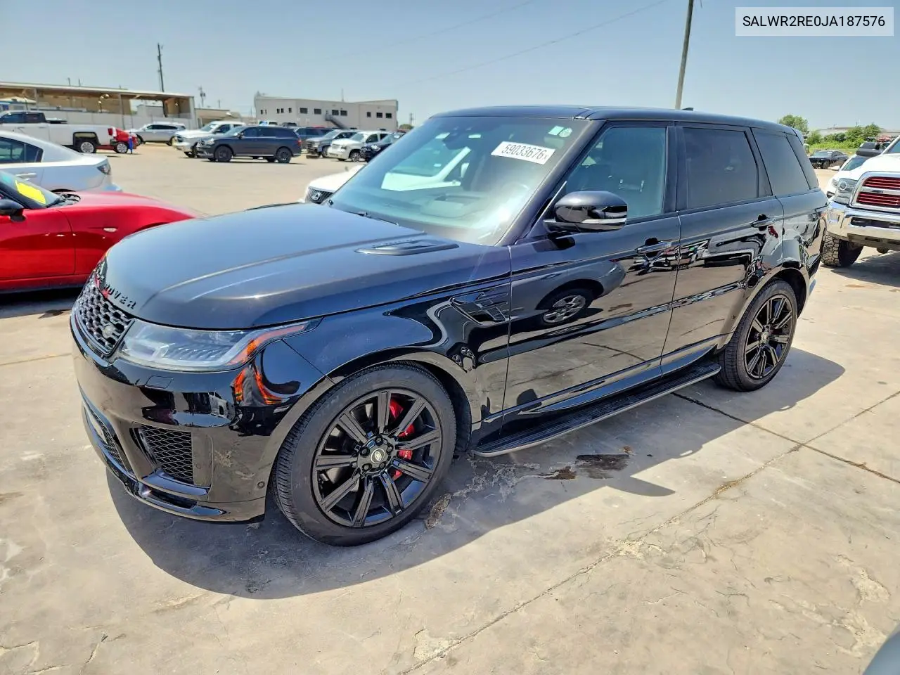 2018 Land Rover Range Rover Sport Supercharged Dynamic VIN: SALWR2RE0JA187576 Lot: 59033676