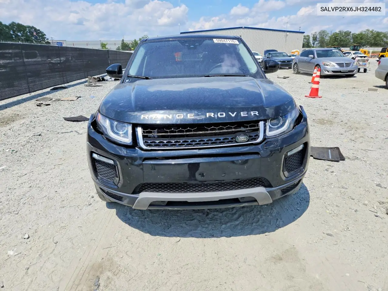2018 Land Rover Range Rover Evoque Se VIN: SALVP2RX6JH324482 Lot: 59047116