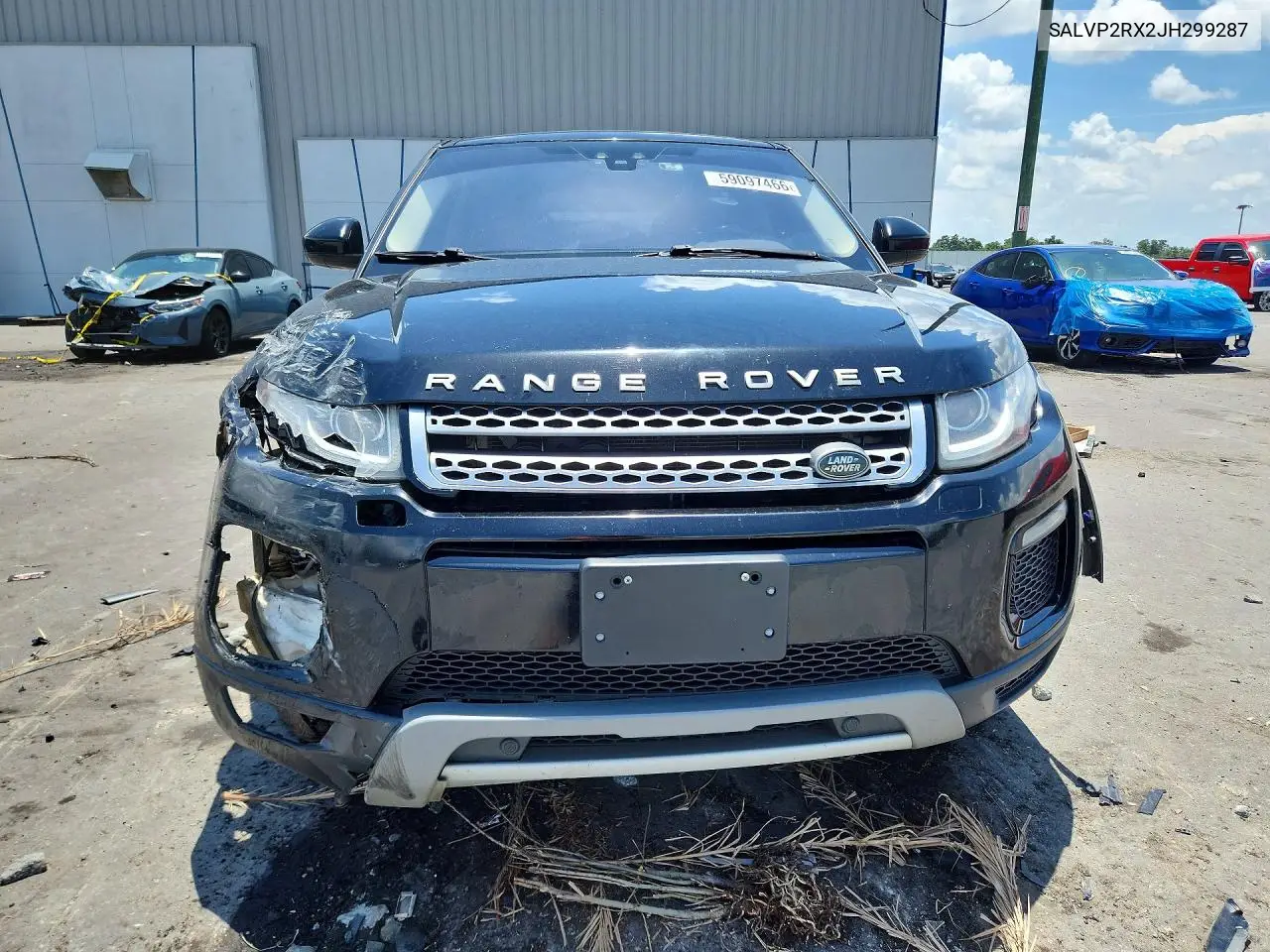 2018 Land Rover Range Rover Evoque Se VIN: SALVP2RX2JH299287 Lot: 59097466