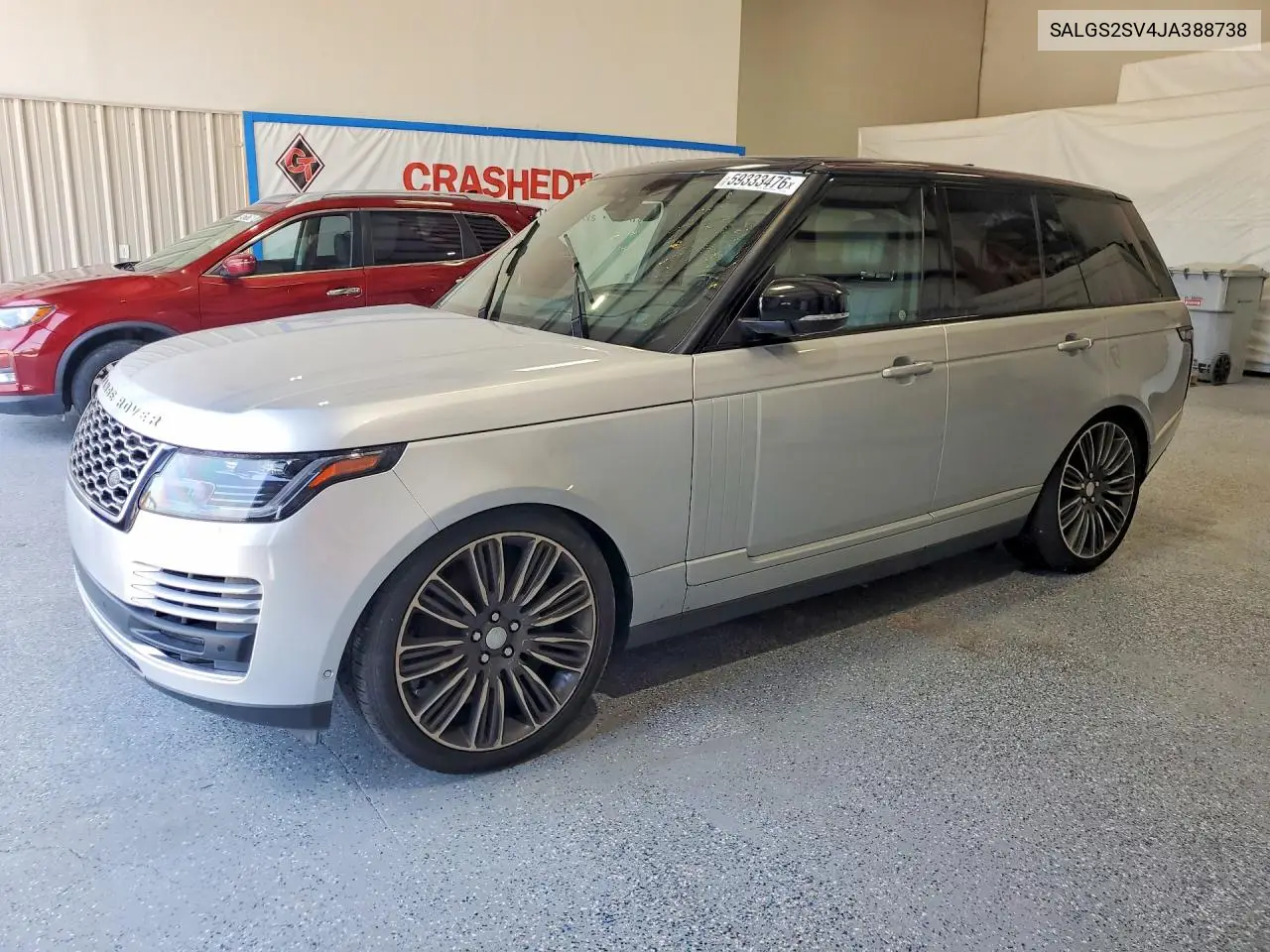 2018 Land Rover Range Rover Hse VIN: SALGS2SV4JA388738 Lot: 59333476