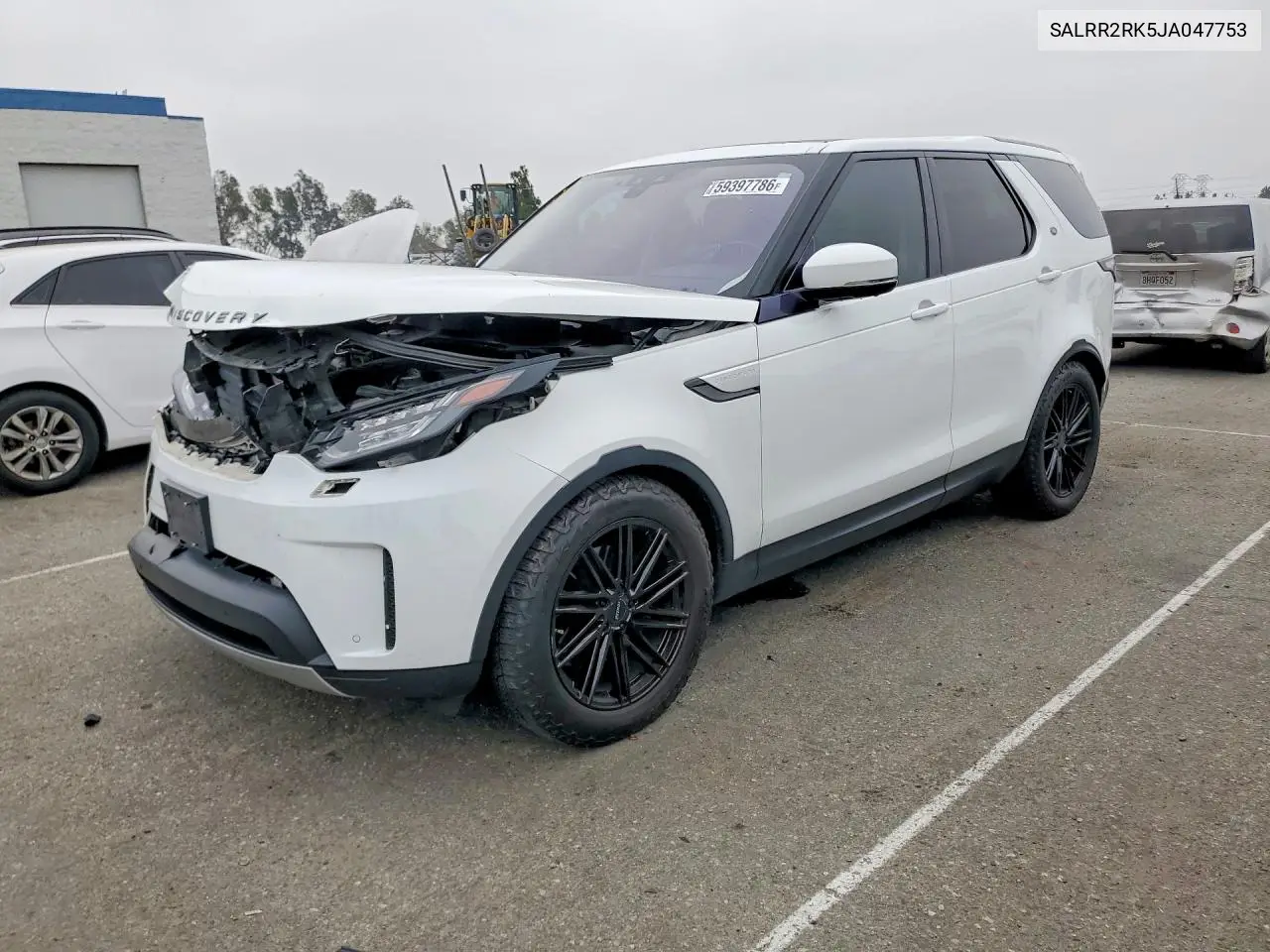 2018 Land Rover Discovery Hse VIN: SALRR2RK5JA047753 Lot: 59397786