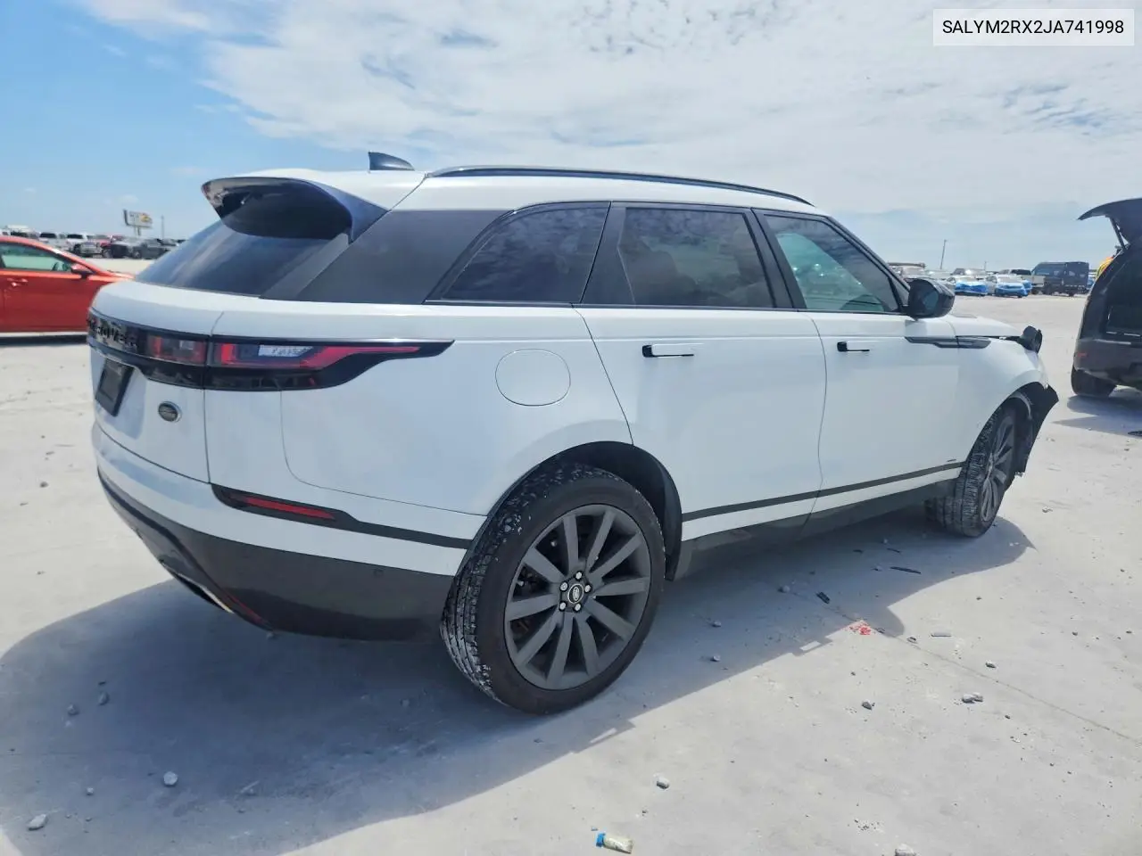 2018 Land Rover Range Rover Velar R-Dynamic Hse VIN: SALYM2RX2JA741998 Lot: 59891606