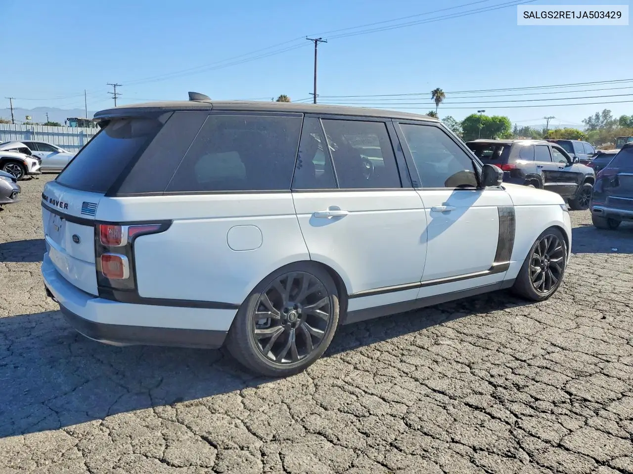 2018 Land Rover Range Rover Supercharged VIN: SALGS2RE1JA503429 Lot: 60191066