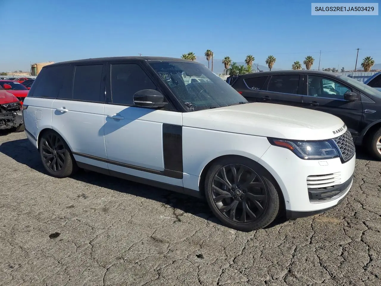 2018 Land Rover Range Rover Supercharged VIN: SALGS2RE1JA503429 Lot: 60191066