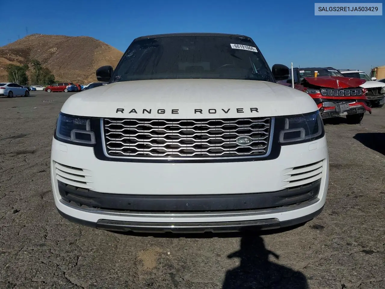 2018 Land Rover Range Rover Supercharged VIN: SALGS2RE1JA503429 Lot: 60191066