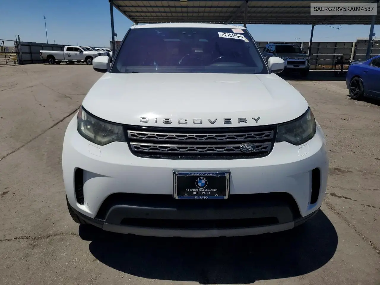 2019 Land Rover Discovery Se VIN: SALRG2RV5KA094587 Lot: 52184096