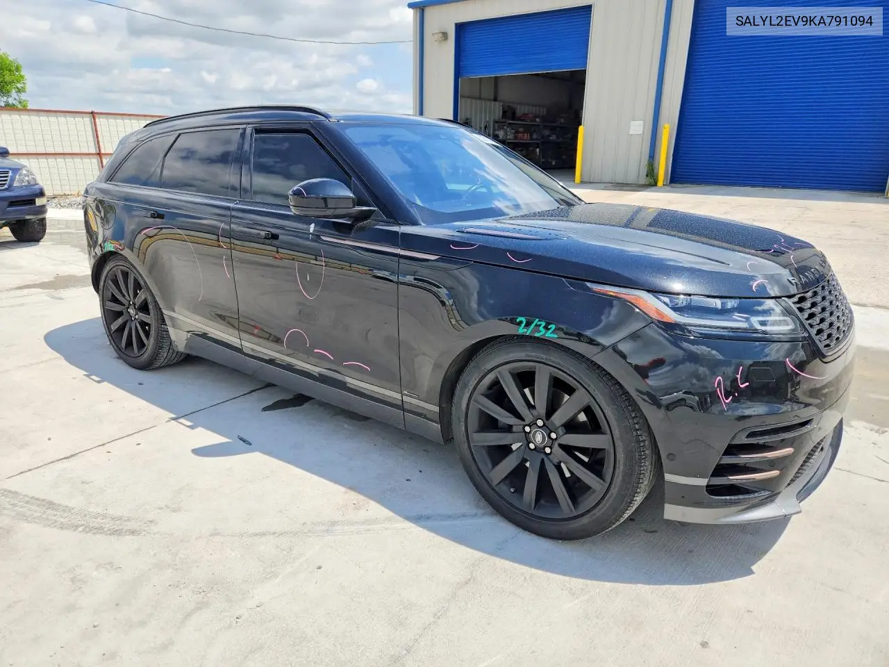2019 Land Rover Range Rover Velar R-Dynamic Se VIN: SALYL2EV9KA791094 Lot: 52716766