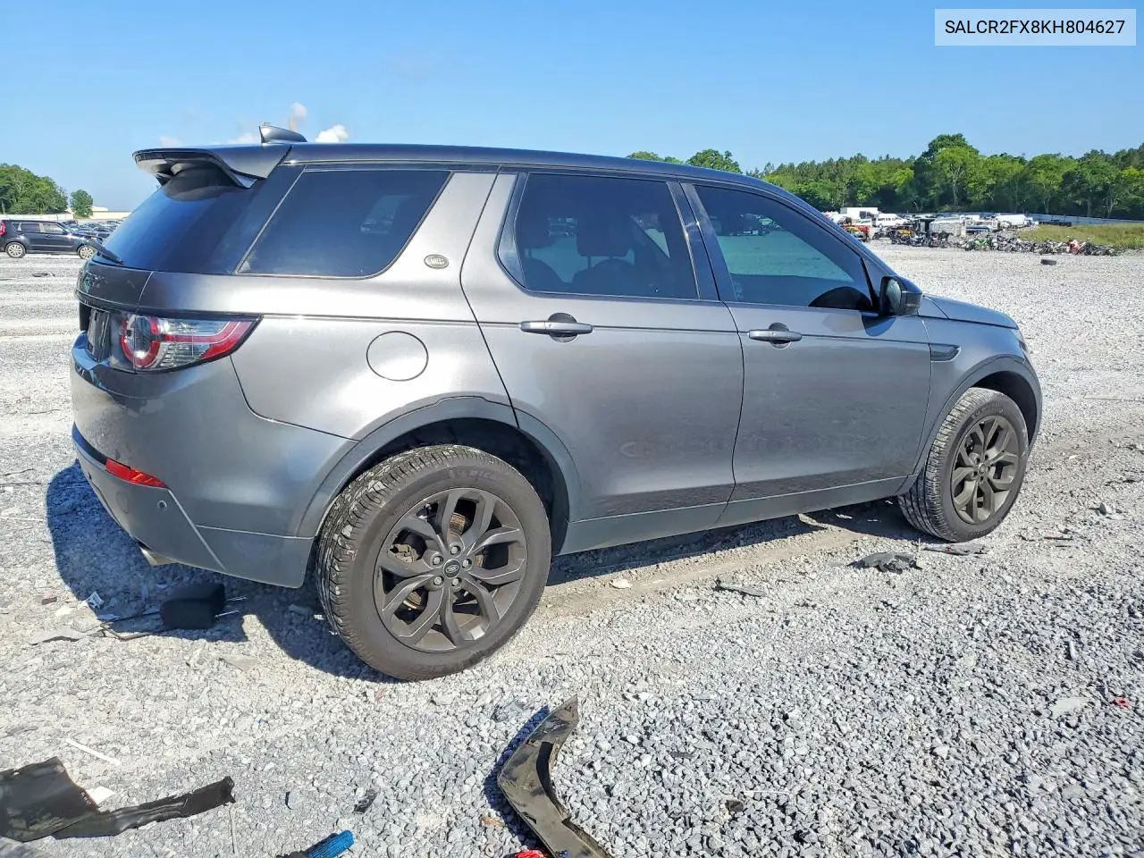 2019 Land Rover Discovery Sport Hse VIN: SALCR2FX8KH804627 Lot: 53604436