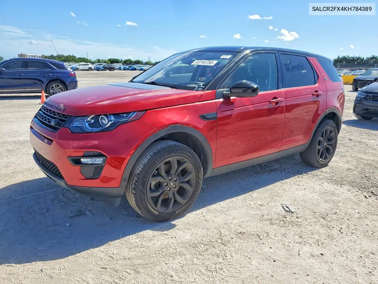 2019 Land Rover Discovery Sport Hse VIN: SALCR2FX4KH784389 Lot: 53744756