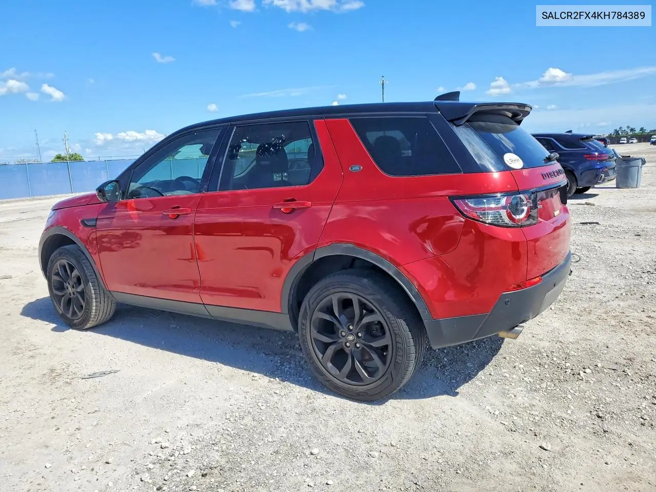 2019 Land Rover Discovery Sport Hse VIN: SALCR2FX4KH784389 Lot: 53744756