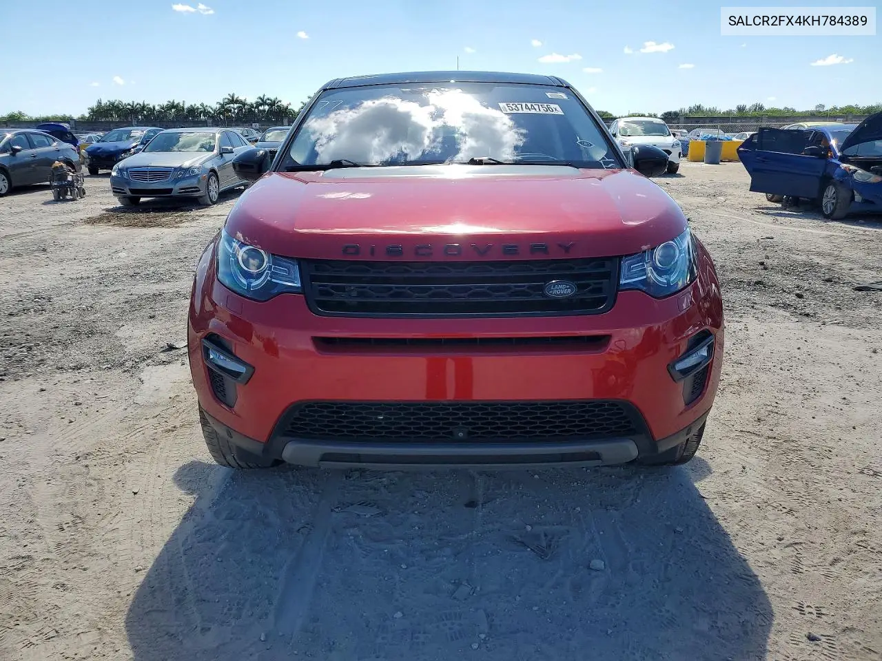 2019 Land Rover Discovery Sport Hse VIN: SALCR2FX4KH784389 Lot: 53744756