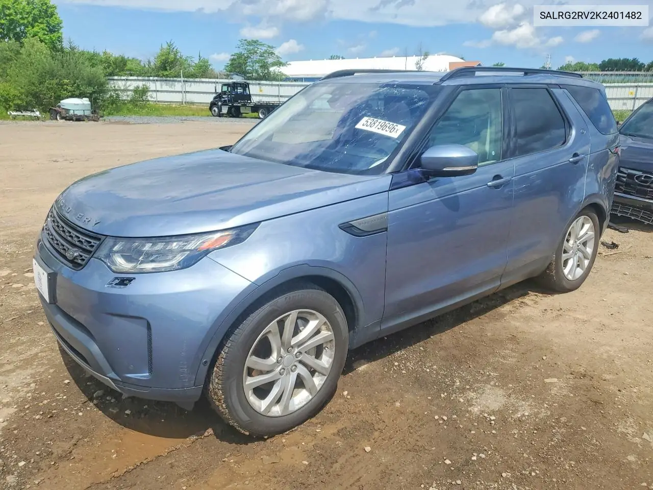 2019 Land Rover Discovery Se VIN: SALRG2RV2K2401482 Lot: 53819696