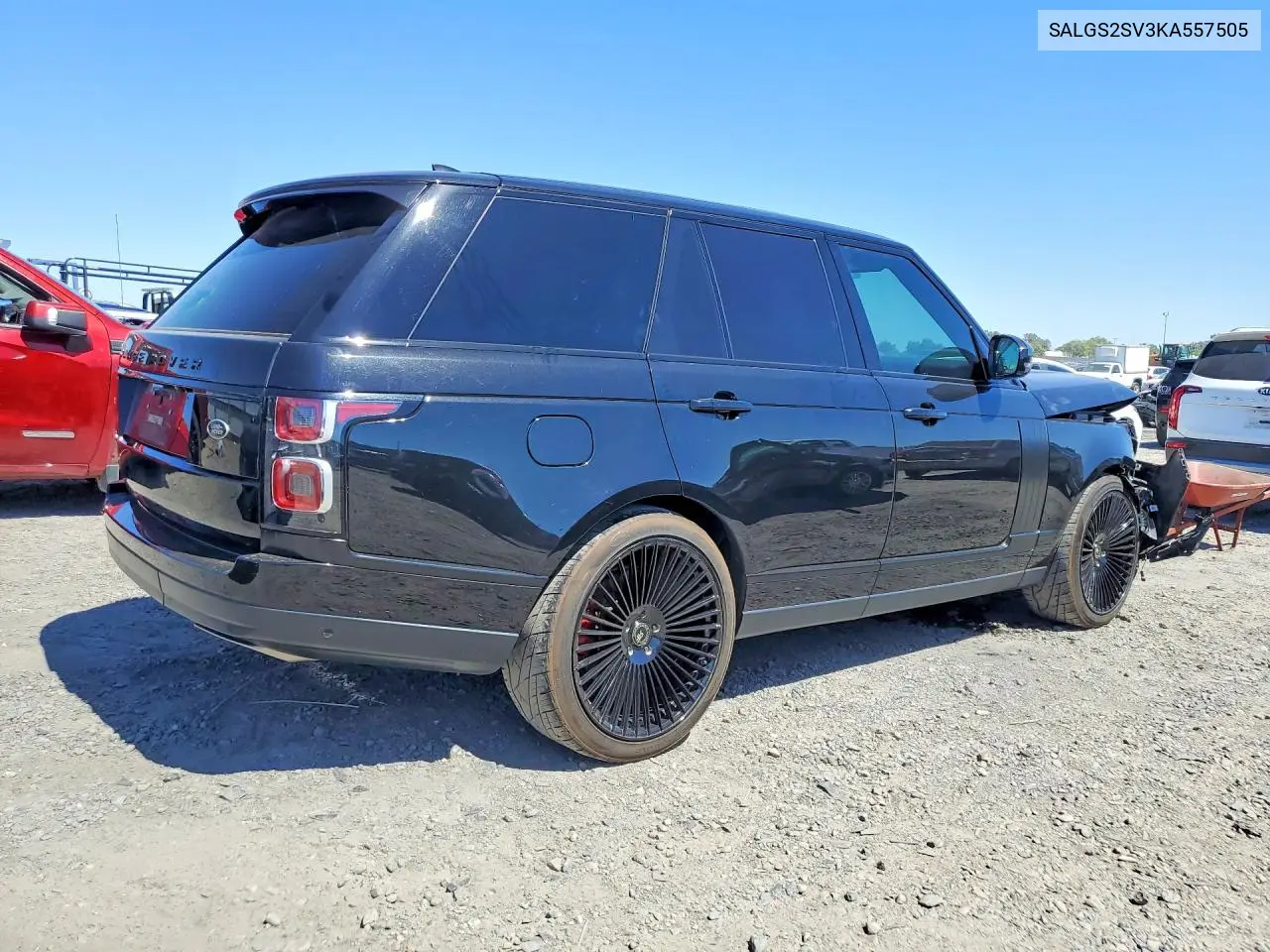 2019 Land Rover Range Rover Hse VIN: SALGS2SV3KA557505 Lot: 56365616