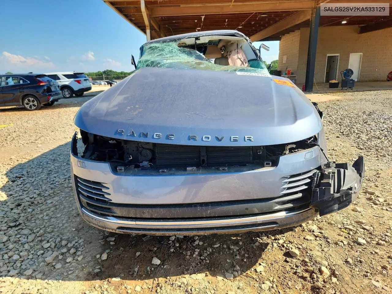 2019 Land Rover Range Rover Hse VIN: SALGS2SV2KA533129 Lot: 56661476