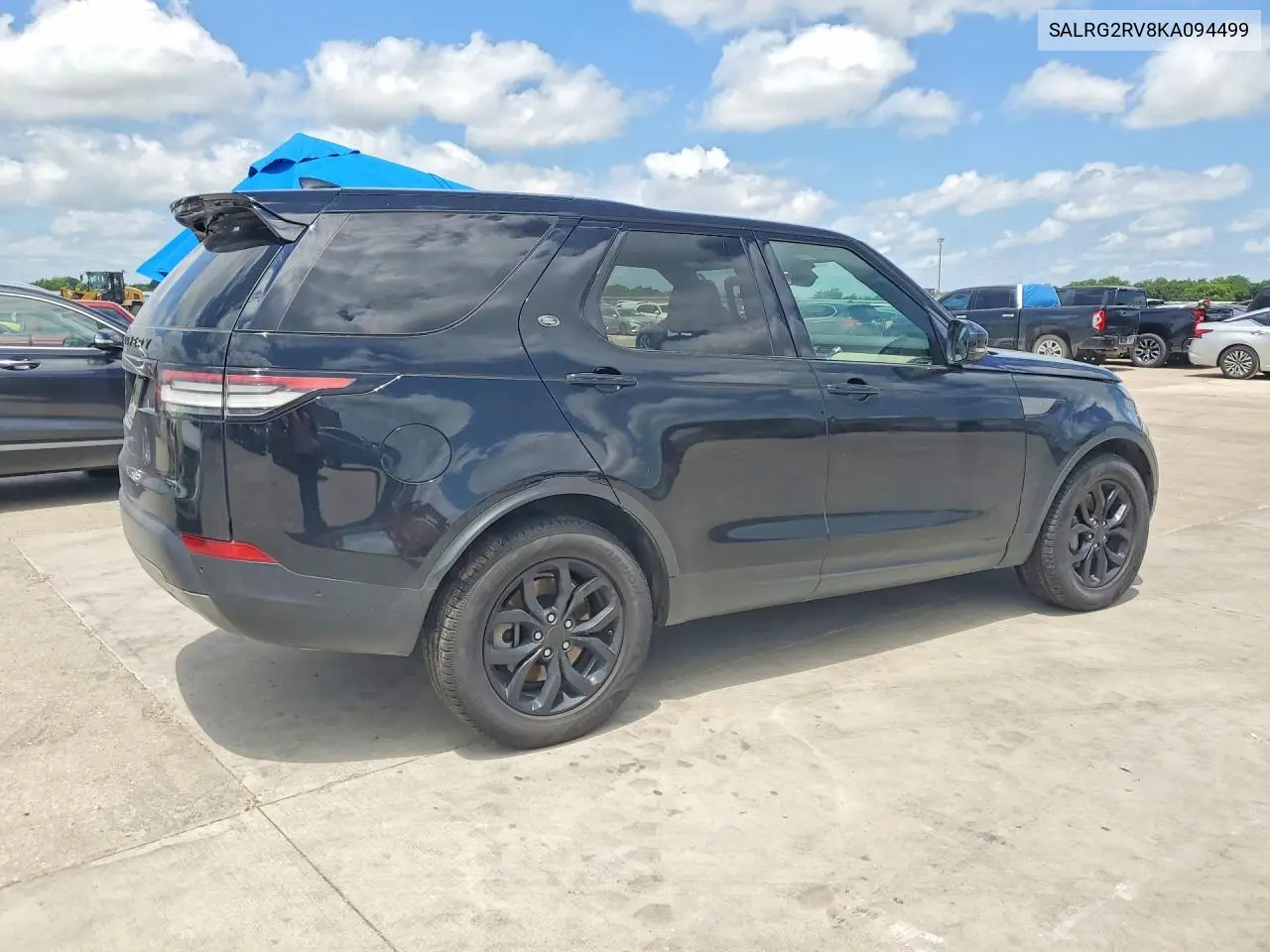2019 Land Rover Discovery Se VIN: SALRG2RV8KA094499 Lot: 57397316