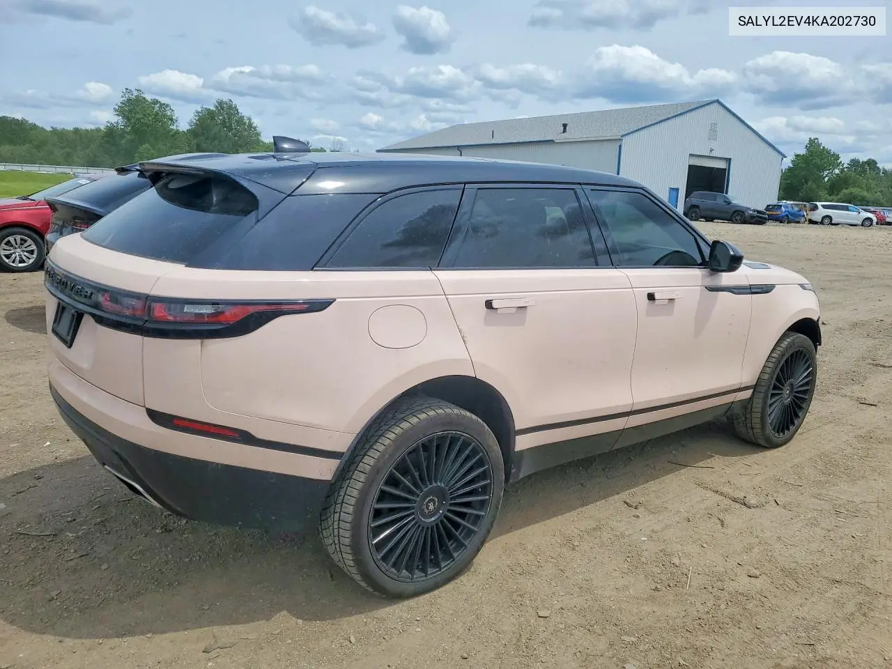 2019 Land Rover Range Rover Velar R-Dynamic Se VIN: SALYL2EV4KA202730 Lot: 57606206