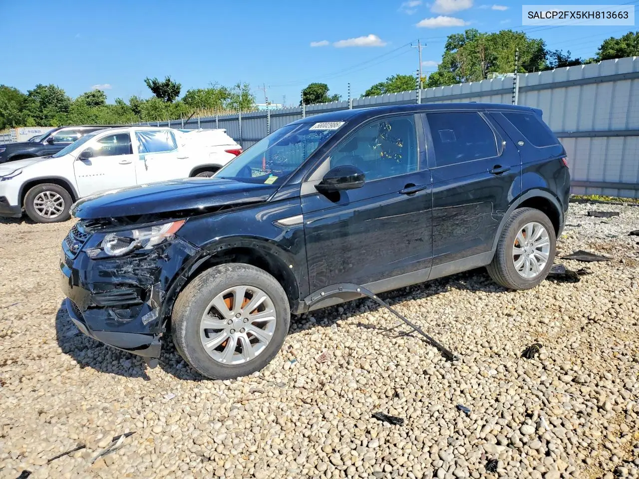 2019 Land Rover Discovery Sport Se VIN: SALCP2FX5KH813663 Lot: 58002986