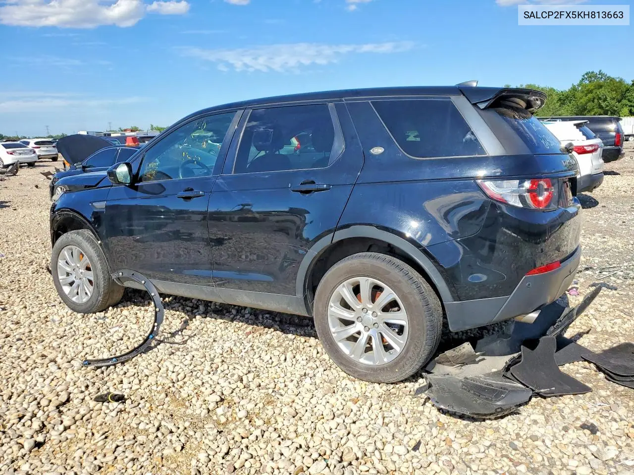 2019 Land Rover Discovery Sport Se VIN: SALCP2FX5KH813663 Lot: 58002986