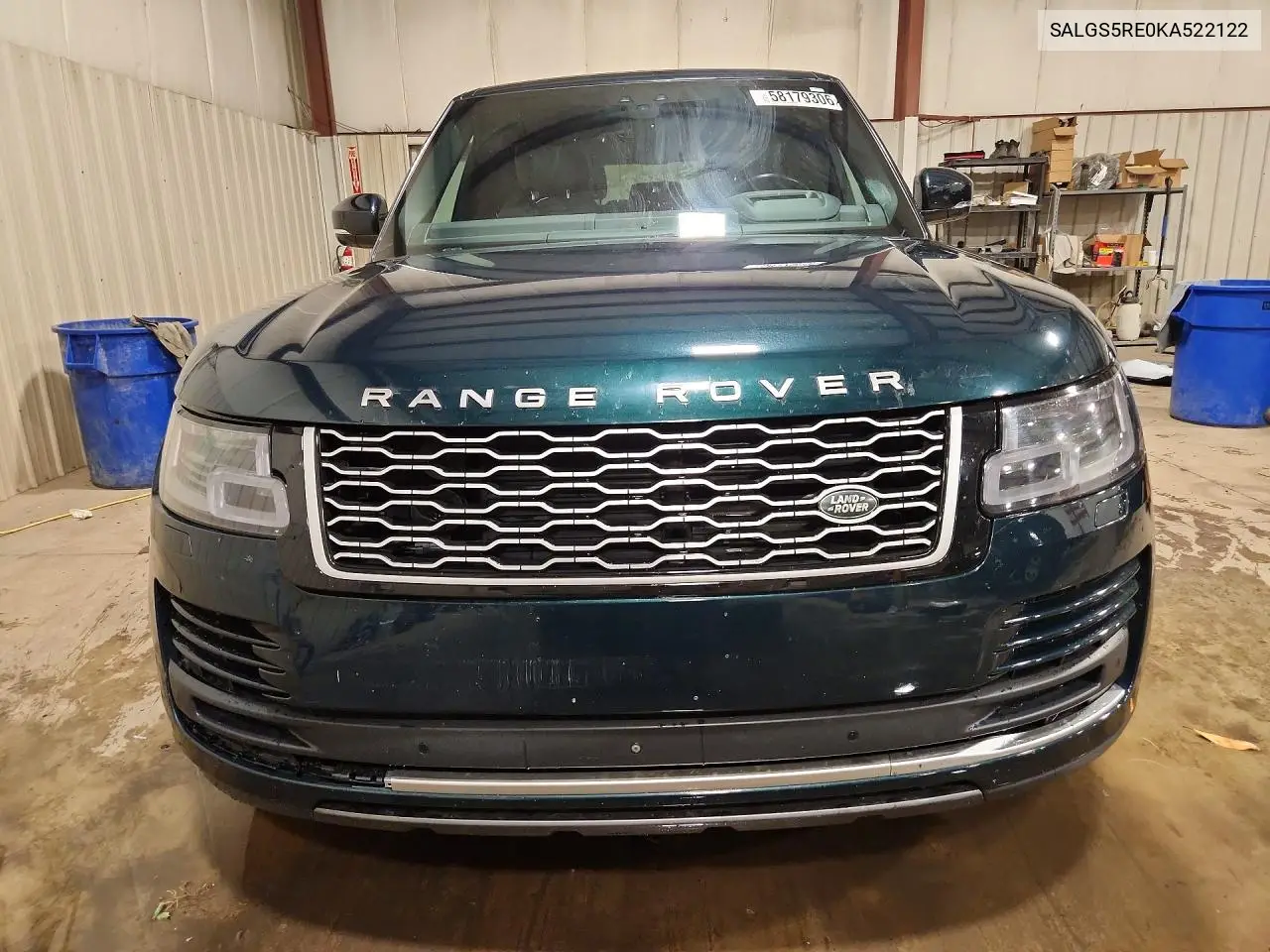 2019 Land Rover Range Rover Supercharged VIN: SALGS5RE0KA522122 Lot: 58179306