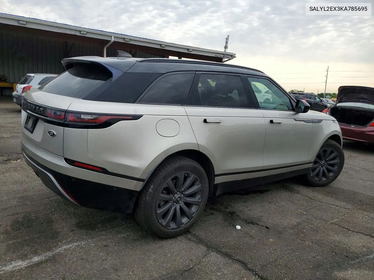 2019 Land Rover Range Rover Velar R-Dynamic Se VIN: SALYL2EX3KA785695 Lot: 58189606