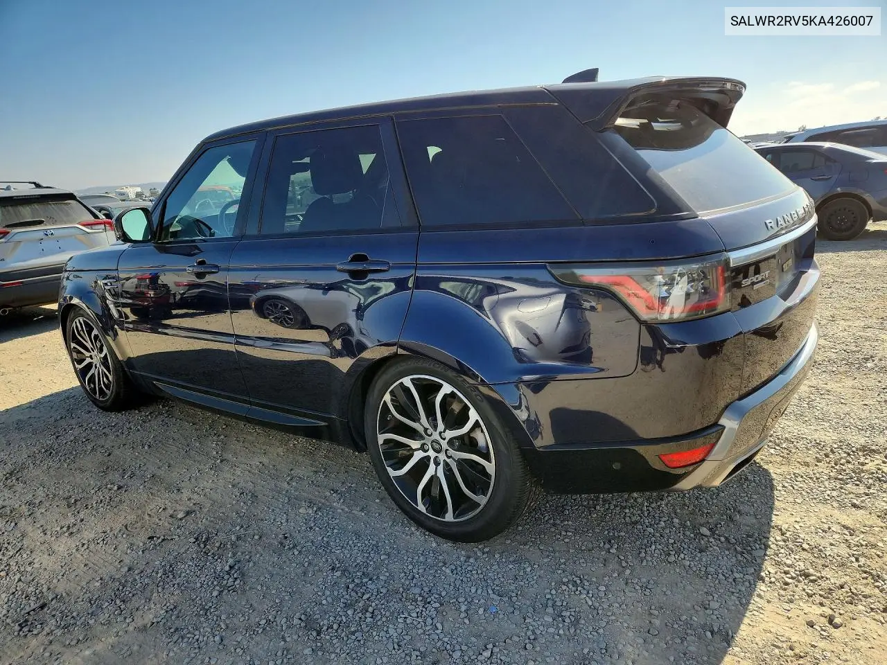 2019 Land Rover Range Rover Sport Hse VIN: SALWR2RV5KA426007 Lot: 58309326