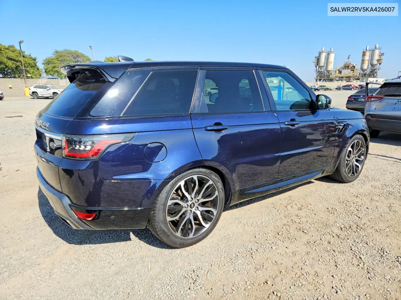 2019 Land Rover Range Rover Sport Hse VIN: SALWR2RV5KA426007 Lot: 58309326
