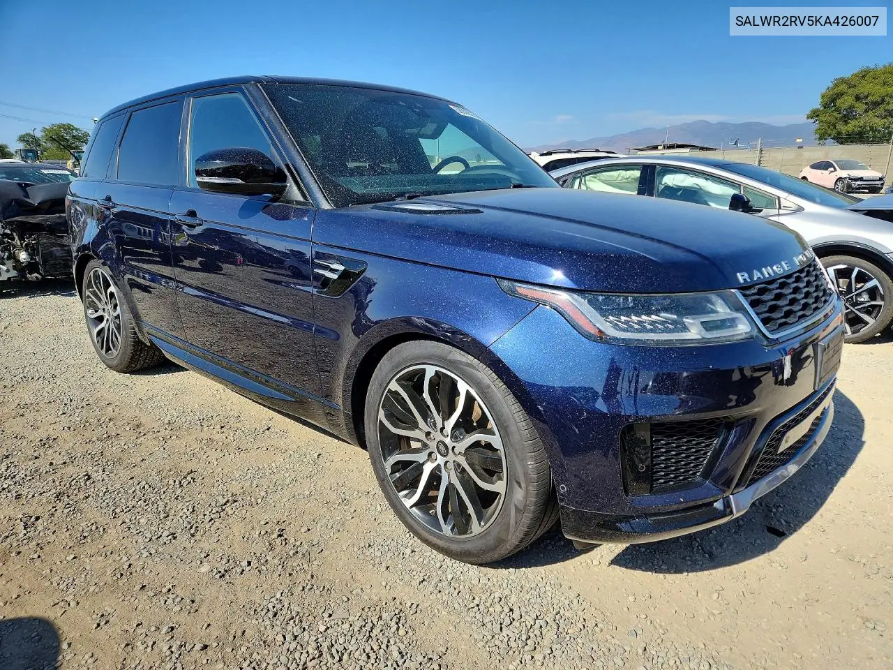 2019 Land Rover Range Rover Sport Hse VIN: SALWR2RV5KA426007 Lot: 58309326