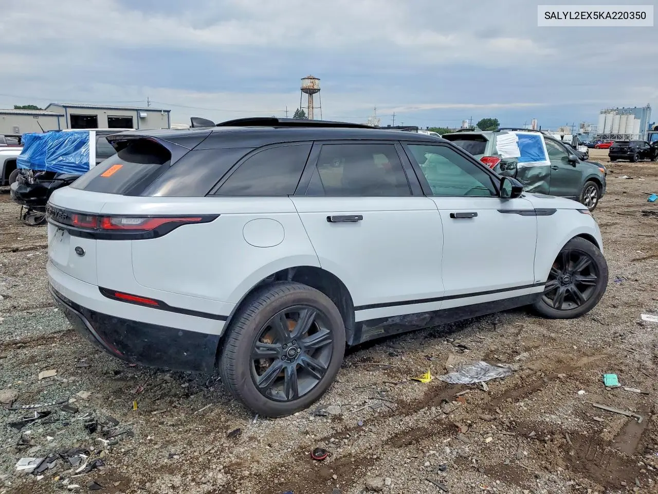 2019 Land Rover Range Rover Velar R-Dynamic Se VIN: SALYL2EX5KA220350 Lot: 58494226