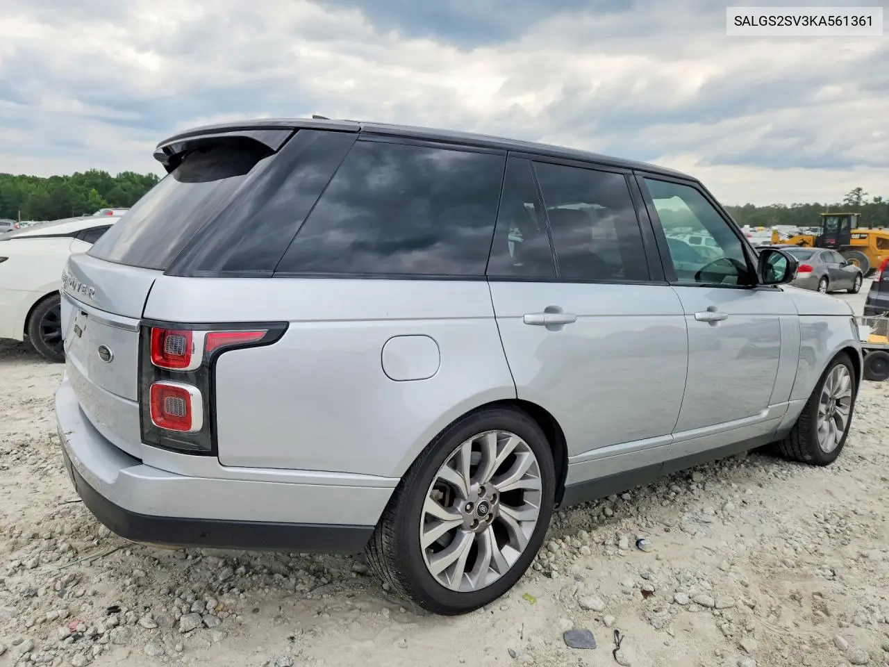 2019 Land Rover Range Rover Hse VIN: SALGS2SV3KA561361 Lot: 58734536
