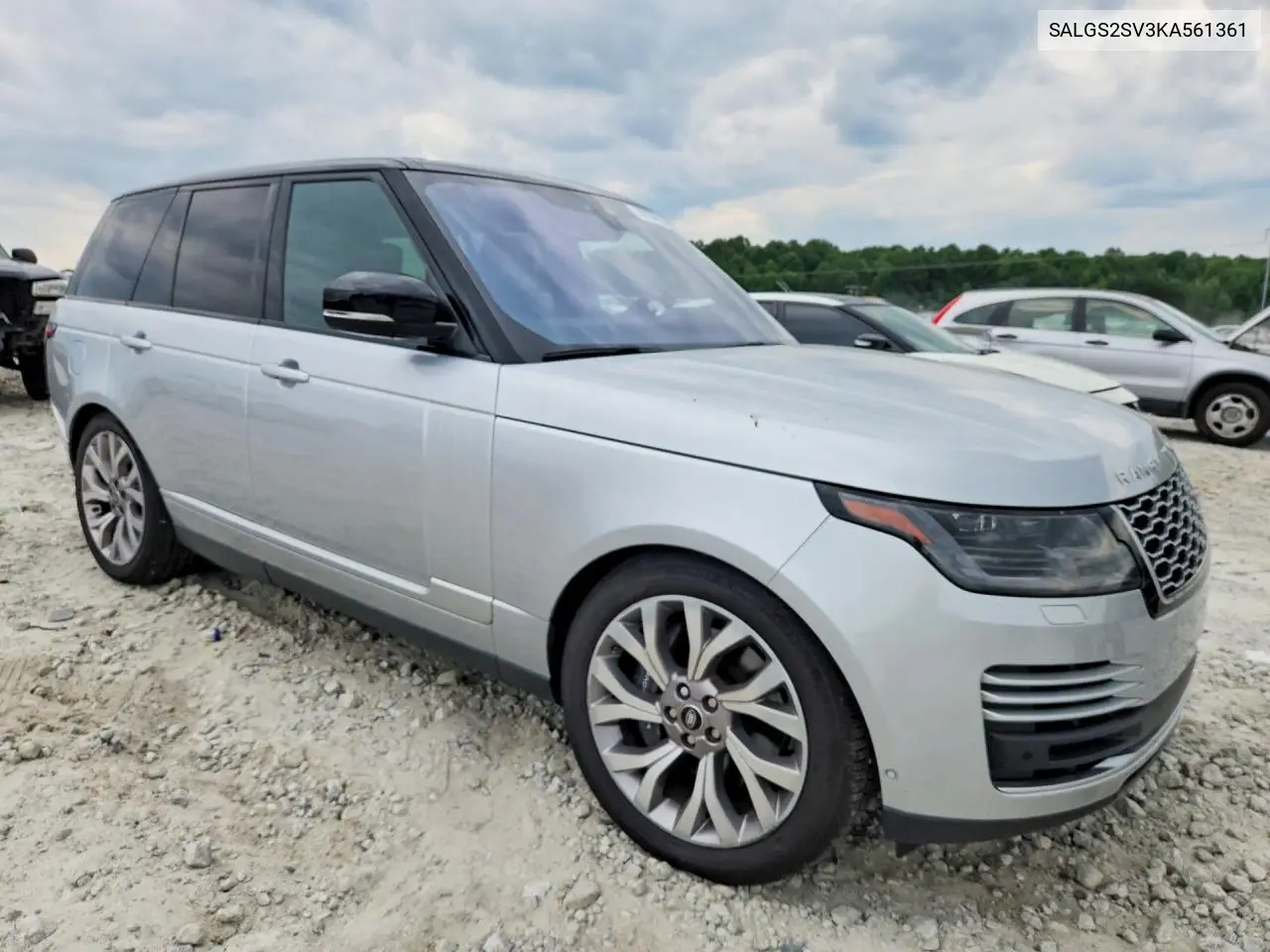2019 Land Rover Range Rover Hse VIN: SALGS2SV3KA561361 Lot: 58734536