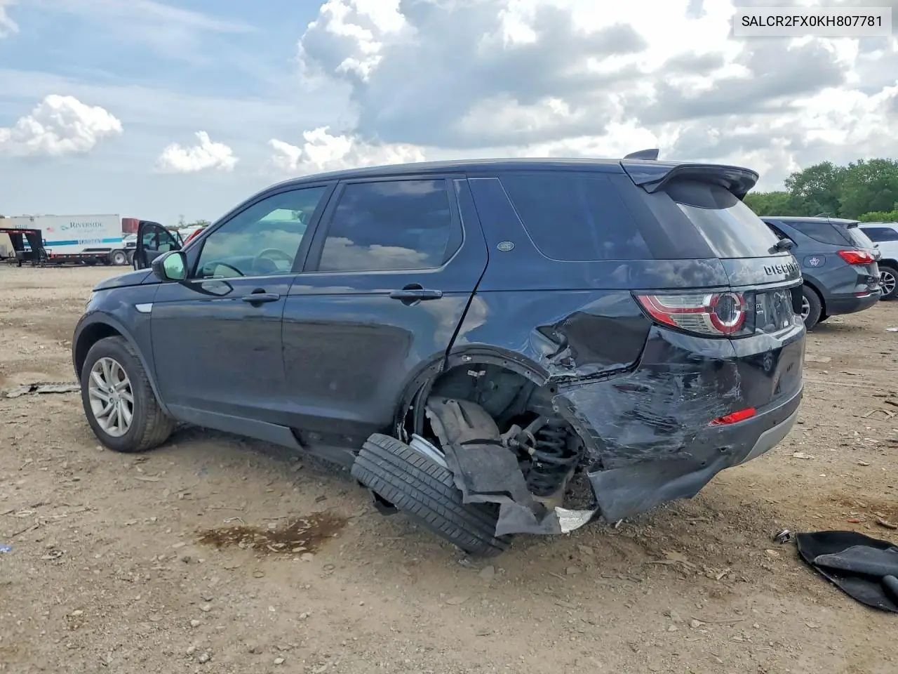 2019 Land Rover Discovery Sport Hse VIN: SALCR2FX0KH807781 Lot: 59082496