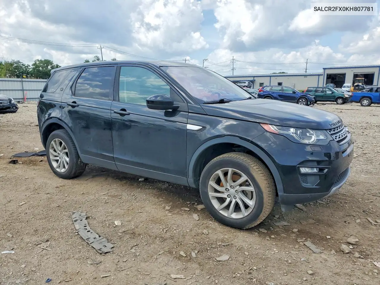2019 Land Rover Discovery Sport Hse VIN: SALCR2FX0KH807781 Lot: 59082496