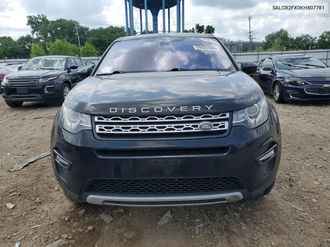 2019 Land Rover Discovery Sport Hse VIN: SALCR2FX0KH807781 Lot: 59082496