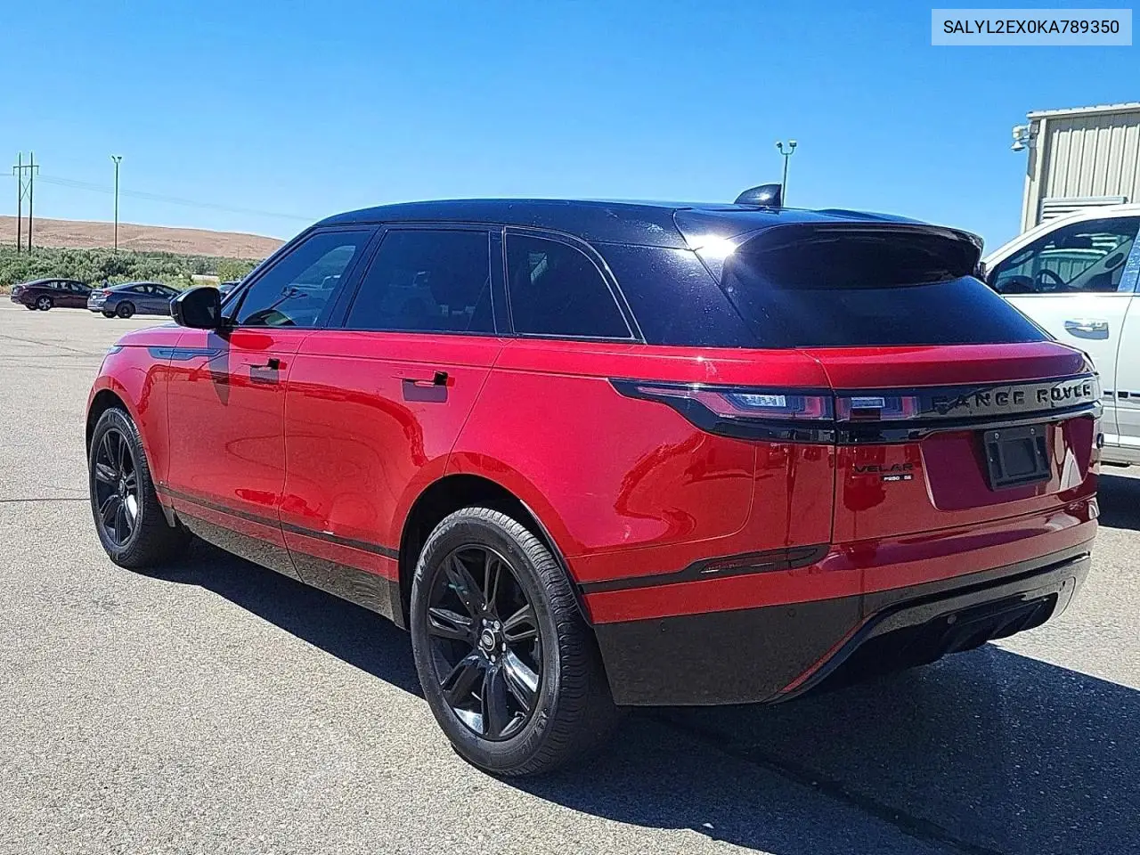 2019 Land Rover Range Rover Velar R-Dynamic Se VIN: SALYL2EX0KA789350 Lot: 59187806