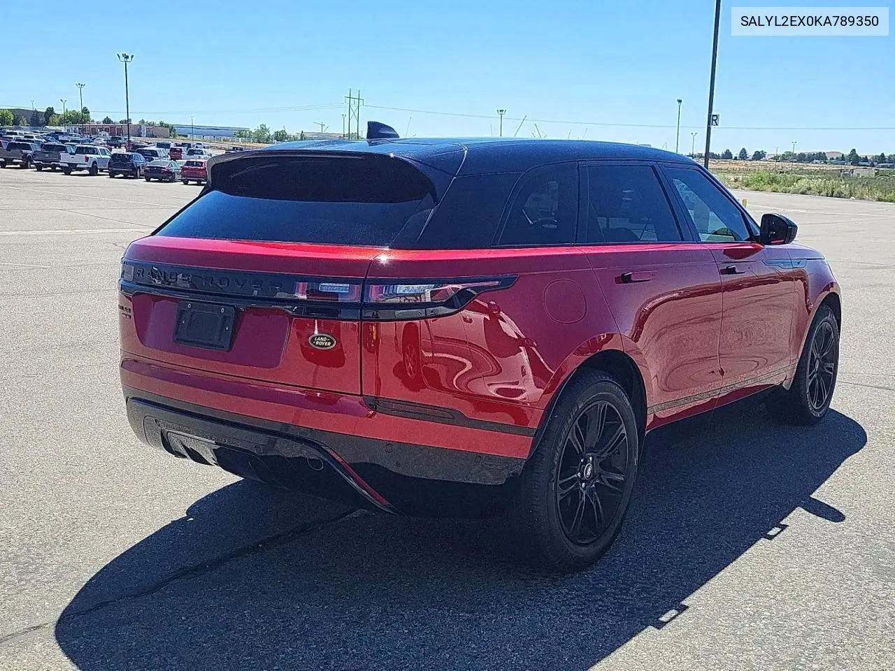 2019 Land Rover Range Rover Velar R-Dynamic Se VIN: SALYL2EX0KA789350 Lot: 59187806