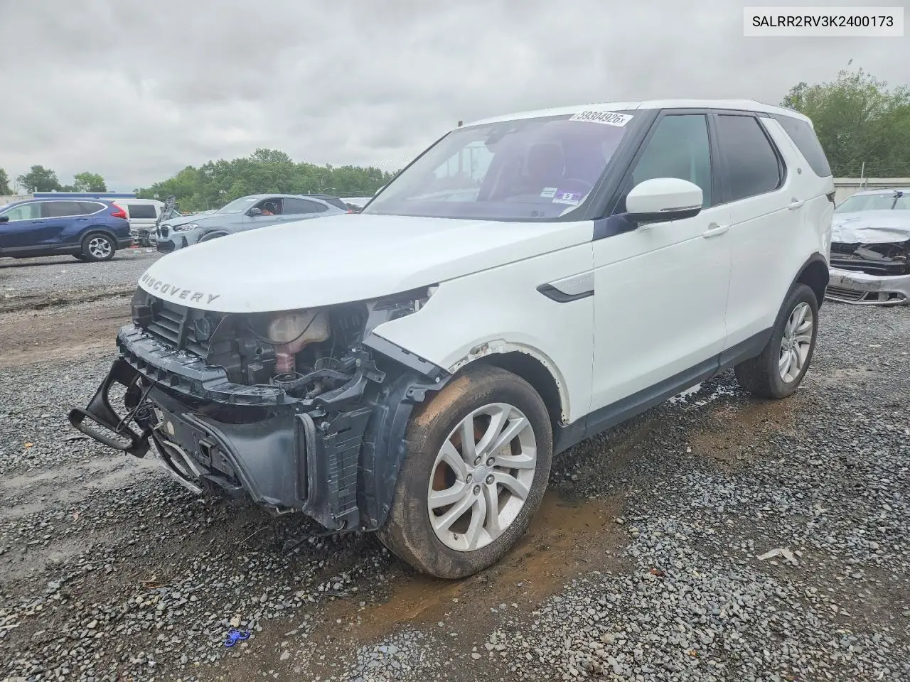 2019 Land Rover Discovery Hse VIN: SALRR2RV3K2400173 Lot: 59304926