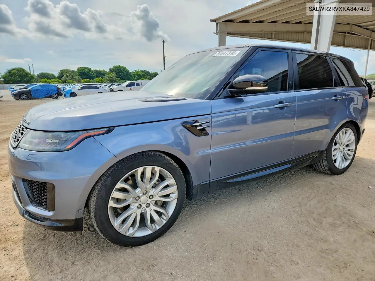2019 Land Rover Range Rover Sport Hse VIN: SALWR2RVXKA847429 Lot: 59347316