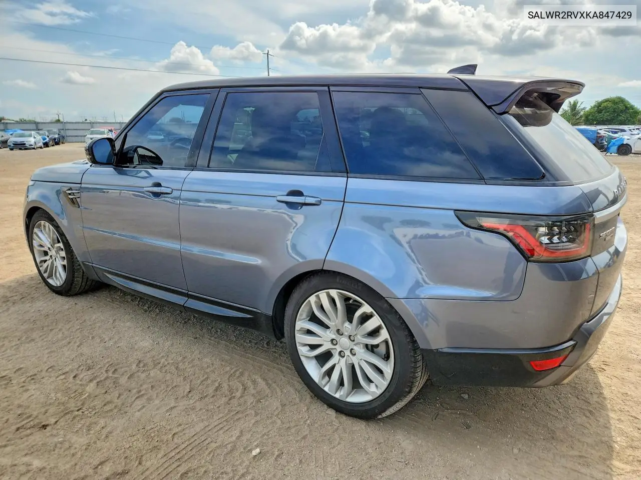 2019 Land Rover Range Rover Sport Hse VIN: SALWR2RVXKA847429 Lot: 59347316