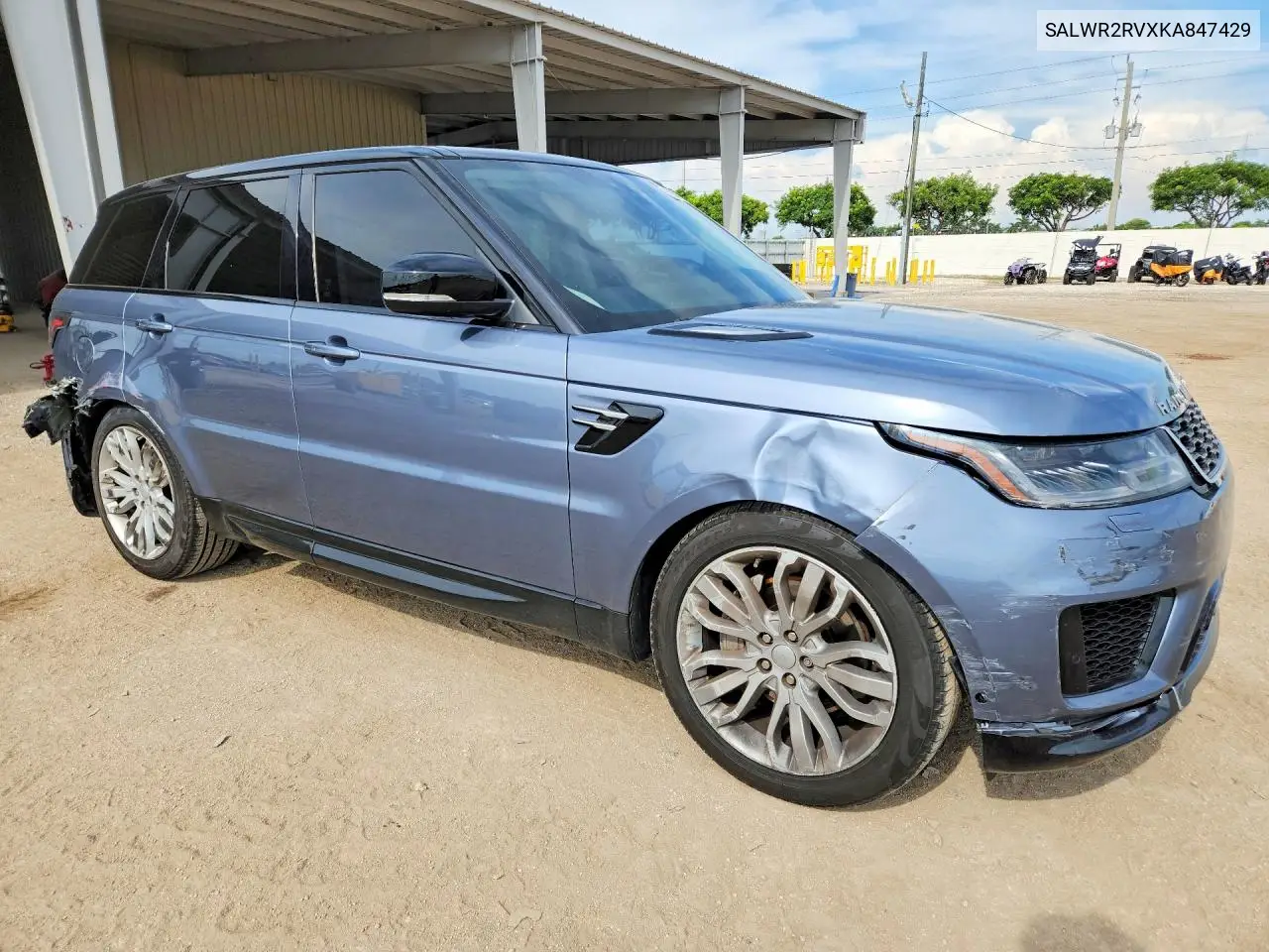 2019 Land Rover Range Rover Sport Hse VIN: SALWR2RVXKA847429 Lot: 59347316