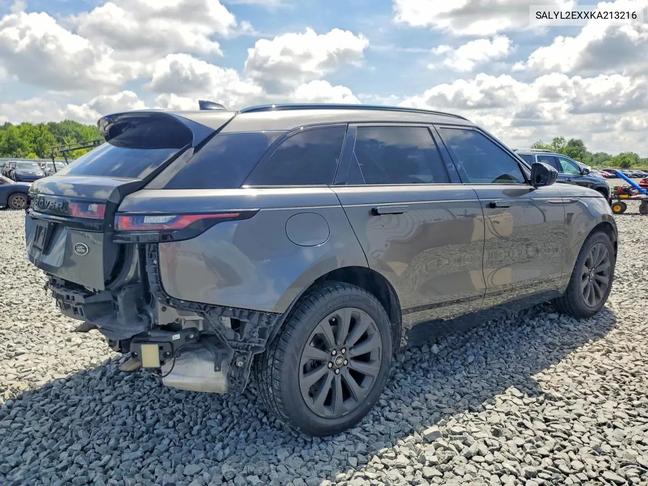 2019 Land Rover Range Rover Velar R-Dynamic Se VIN: SALYL2EXXKA213216 Lot: 59854806